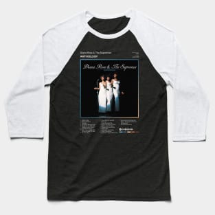 Diana Ross & The Supremes - Anthology Tracklist Album Baseball T-Shirt